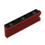 Axagon CLR-M2 sistema di raffreddamento per computer M.2 NVMe SSD, Unità allo stato solido Dissipatore di calore/Radiatore Nero