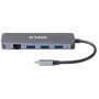 D-Link DUB-2334 replicatore di porte e docking station per notebook Cablato USB tipo-C Grigio (DUB-2334)