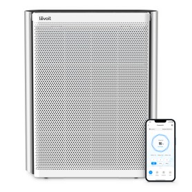 Levoit PURIFICATORE D'ARIA INTELLIGENTE EverestAir per Ambienti Grandi, Monitoraggio della Qualità dell’Aria a 3 Canali, Pref (LAP-EL551S-AEUR)