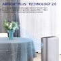 Levoit PURIFICATORE D'ARIA INTELLIGENTE EverestAir per Ambienti Grandi, Monitoraggio della Qualità dell’Aria a 3 Canali, Pref (LAP-EL551S-AEUR)