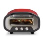 Ariete 3901 Da Gennaro, Forno per pizza, 2200W, Temperatura 430°C, 2 minuti di cottura, Pietra refrattaria, Rosso