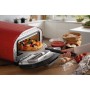 Ariete 3901 Da Gennaro, Forno per pizza, 2200W, Temperatura 430°C, 2 minuti di cottura, Pietra refrattaria, Rosso