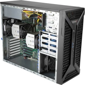 Supermicro CSE-735D4-1K26B PC/stazione di lavoro Intel® Xeon® DDR4-SDRAM Midi Tower Nero