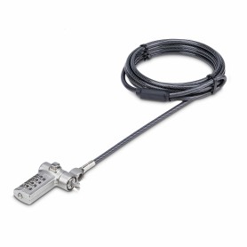 StarTech.com Confezione da 25 cavi di sicurezza universali per notebook da 2m, compatibili con Noble Wedge®/Nano/K-Slot, cavo a (UNIVCS25-LAPTOP-LOCK)