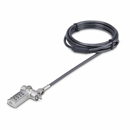 StarTech.com Confezione da 25 cavi di sicurezza universali per notebook da 2m, compatibili con Noble Wedge®/Nano/K-Slot, cavo a (UNIVCS25-LAPTOP-LOCK)