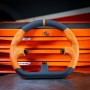Asetek Closed D Orange Leather Rim Volante da corsa (40-035-0035013)