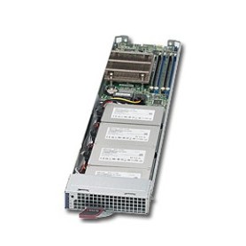 Supermicro MicroBlade MBI-6118D-T4H Intel® C224 LGA 1150 (Presa H3) Grigio, Argento (MBI-6118D-T4H)
