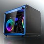 RAIJINTEK METIS EVO TGS Mini Tower Blu (0R20B00163)