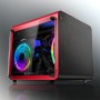 RAIJINTEK METIS EVO TGS Mini Tower Rosso (0R20B00164)