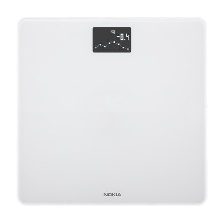 Withings Body / White Quadrato Bianco Bilancia pesapersone elettronica (WBS06-WHITE-ALL-INTE)