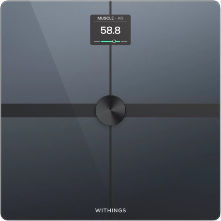 Withings Body Smart Quadrato Nero Bilancia pesapersone elettronica (WBS13-BLACK-ALL)