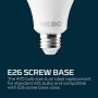 NEBO LAMPADINA DI EMERGENZA ANTI BLACK OUT CON attacco E26 Luce bianca morbida (3.000 K) (NEB-ARE-0003-G)
