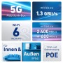 Box FRITZ! 6860 5G Edition International router wireless Gigabit Ethernet Dual-band (2.4 GHz/5 GHz) (20003071)