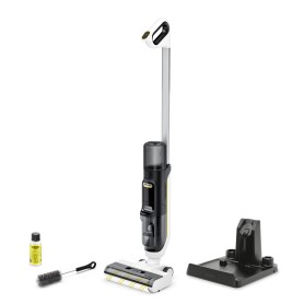 Kärcher FCV 3 vloerreiniger Aspirapolvere a bastone 2 in 1 Batteria Secco e bagnato HEPA Senza sacchetto 160 W Bianco (1.056-122.0)