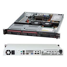 Supermicro SuperChassis 811TQ-441B Supporto Nero 440 W (CSE-811TQ-441B)
