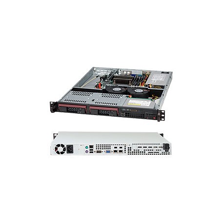 Supermicro SuperChassis 811TQ-441B Supporto Nero 440 W (CSE-811TQ-441B)
