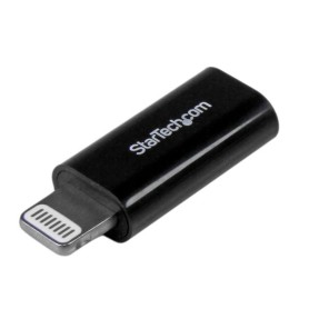 StarTech.com Adattatore connettore Micro USB a Apple Lightning a 8 pin per iPhone / iPad / iPod - Nero (USBUBLTADPB)