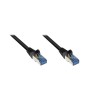 Alcasa 8060-H010S cavo di rete Nero 1 m Cat6a S/FTP (S-STP) (8060-H010S)