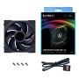 Lian Li Uni Fan TL LCD Case per computer, Processore Ventilatore 14 cm Nero 1 pz (14TLLCD1W1B)