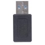 Manhattan 354714 adattatore per inversione del genere dei cavi USB-A USB-C Nero (IADAP USB31-AM/CF)