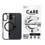 PanzerGlass CARE by ® Flagship Cover Trasparente Urban Combat con Bordo Nero & MagSafe iPhone 16 (1357)