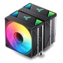 Jonsbo CR-3000 ARGB sistema di raffreddamento per computer Processore Ventilatore 12 cm Nero 1 pz