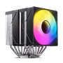 Jonsbo CR-3000 ARGB sistema di raffreddamento per computer Processore Ventilatore 12 cm Nero 1 pz