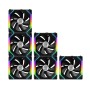 Lian Li Uni Fan SL120 Case per computer Ventilatore 12 cm Nero 3 pz (UF-SL120-3B)