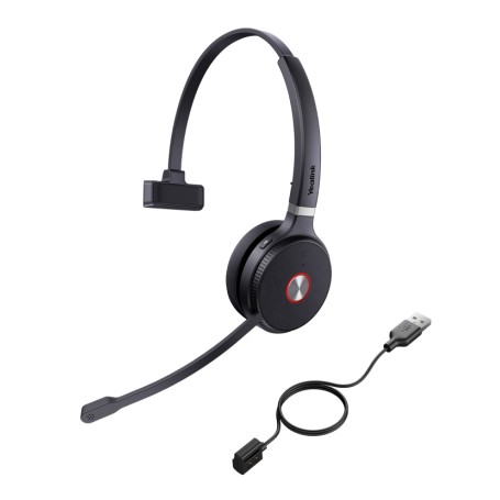Yealink WHM621 Auricolare Wireless A Padiglione Ufficio Nero (1308104)