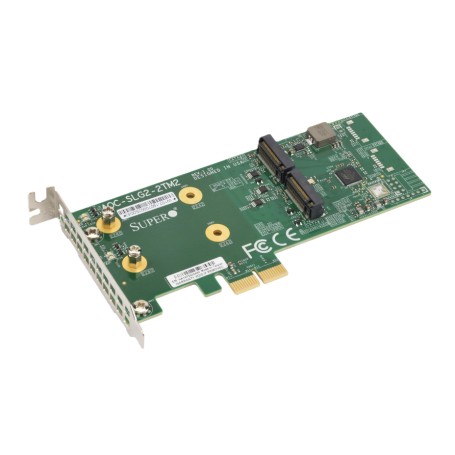Supermicro AOC-SLG2-2TM2-O scheda di interfaccia e adattatore Interno M.2
