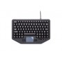 Gamber-Johnson iKey tastiera USB QWERTY Inglese Nero (7300-0084)