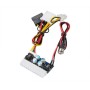 Akasa AK-PE080-03 adattatore e invertitore Interno 80 W Nero, Blu, Rosso, Bianco, Giallo (AK-PE080-03)