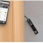 Brennenstuhl Connect Ecolor WiFi prolunghe e multiple 3 presa(e) AC Interno Nero (1153230620)