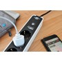 Brennenstuhl Connect Ecolor WiFi prolunghe e multiple 3 presa(e) AC Interno Nero (1153230620)