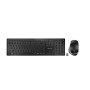 CHERRY DW 9500 SLIM tastiera Mouse incluso RF senza fili + Bluetooth QWERTZ Ceco, Slovacco Nero, Grigio (JD-9500CS-2)