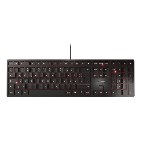 CHERRY KC 6000 Slim tastiera Universale USB QWERTZ Tedesco Nero (JK-1600DE-2)