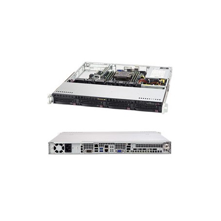 Supermicro SuperServer 5019P-M Intel® C621 LGA 3647 (Socket P) Rack (1U) Nero (SYS-5019P-M)
