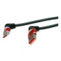 ROLINE 11.02.8345 cavo USB USB 2.0 1 m USB A USB C Nero, Rosso