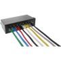 InLine Cavo patch Lan piatto, U/UTP, Cat.6, nero, 1,5m (71614S)