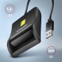 Axagon CRE-SM3N USB Smart card Flat lettore di card readers Interno USB 2.0 Nero