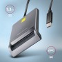 Axagon CRE-SM3TC lettore di card readers Interno USB USB tipo-C Grigio