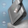 Axagon CRE-S3 External card reader USB-A 3.2 Gen 1 3-slot & lun SD/microSD/CF lettore di schede USB 3.2 Gen 1 (3.1 Gen 1) Type-A