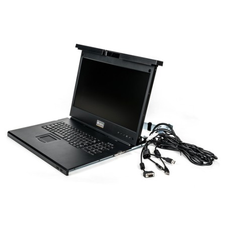 Vertiv Avocent 1 Computer - 47 cm (18,5") LCD - 1600 x 1200 - 3 x USB - 1 x VGA - Tastiera - TouchPad - 1U Alto (LRA185KMM-001)