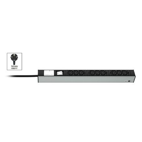 Vertiv Knürr PDU DI-STRIP, Basic, 0U/1U, ingresso Schuko 230V 16A, uscite (9) C13 (036020091)