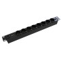 Vertiv PowerGo EP0G81A1 unità di distribuzione dell'energia (PDU) 8 presa(e) AC 1U Nero