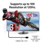 CLUB3D Ultra High Speed HDMI 4K120Hz, 8K60Hz Certified Cable 48Gbps M/M 1 m/3.28 ft (CAC-1371)