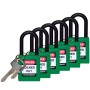 Brady 813597 lucchetto Lucchetto convenzionale 6 pz