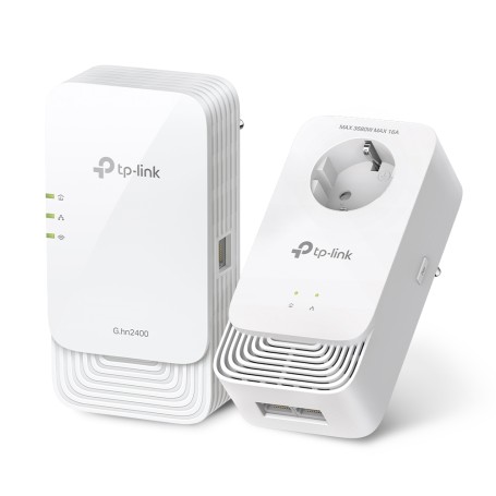TP-Link PGW2440 KIT adattatore di rete PowerLine 1428 Mbit/s Collegamento ethernet LAN Wi-Fi Bianco (PGW2440 KIT(EU))
