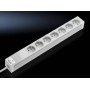 Rittal 7240.510 prolunghe e multiple 2 m 7 presa(e) AC Interno Bianco (7240510)