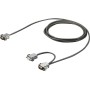 Rittal SK Master/slave cable for SK BUS system - Datenkabel - DB-9 (M) bis DB-9 - 3 m (3124.100)